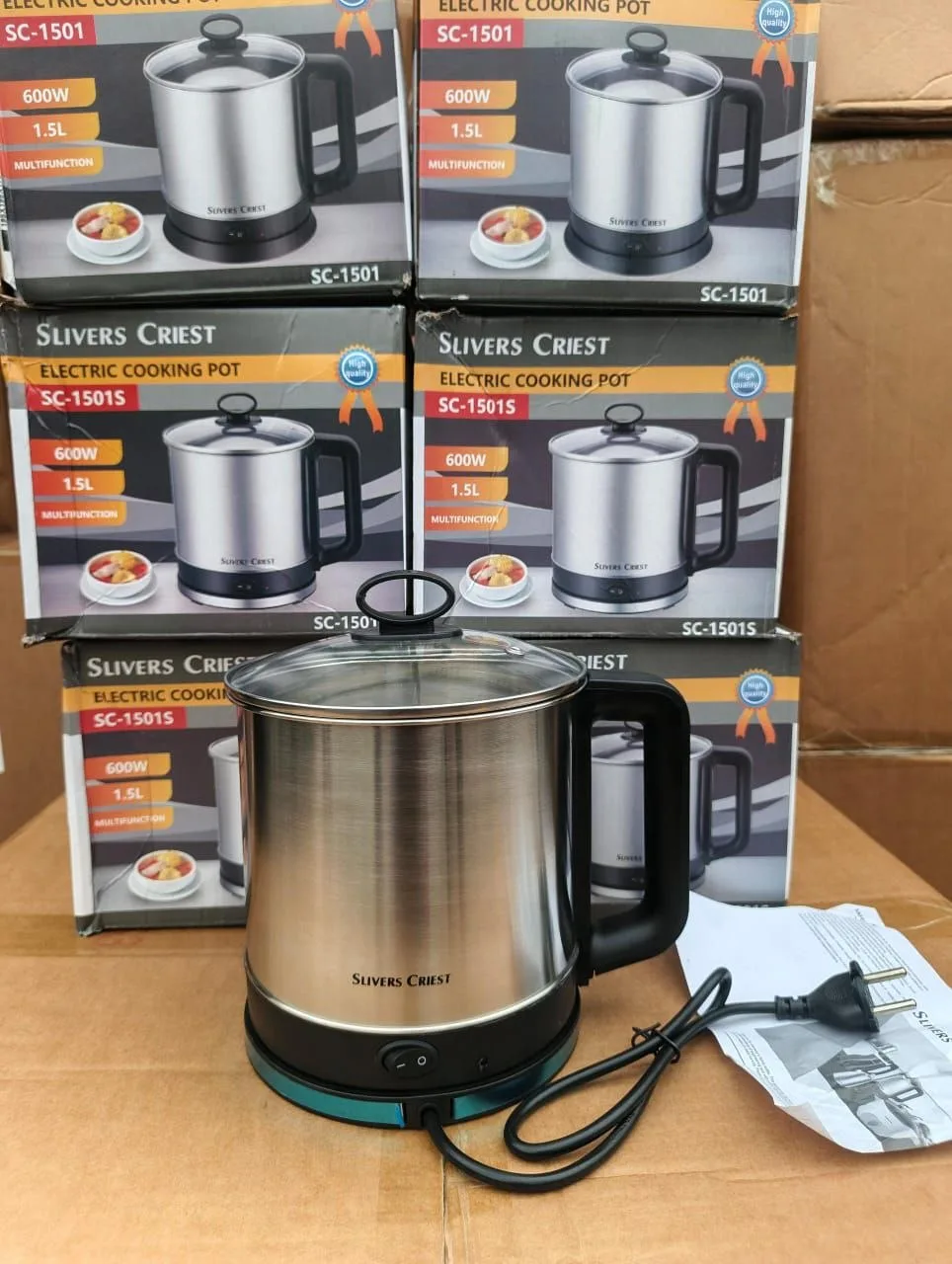 1.5L Silvercrest student electric cooking pot