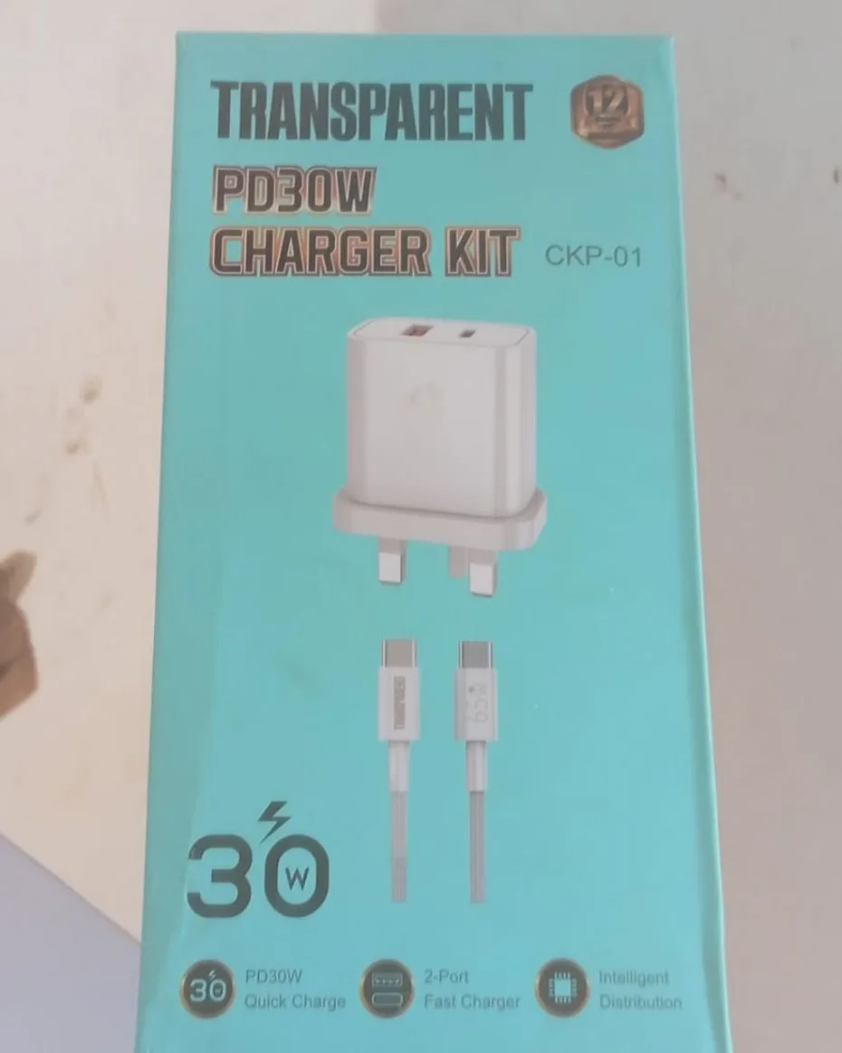 Transparent Fast Charging 30W