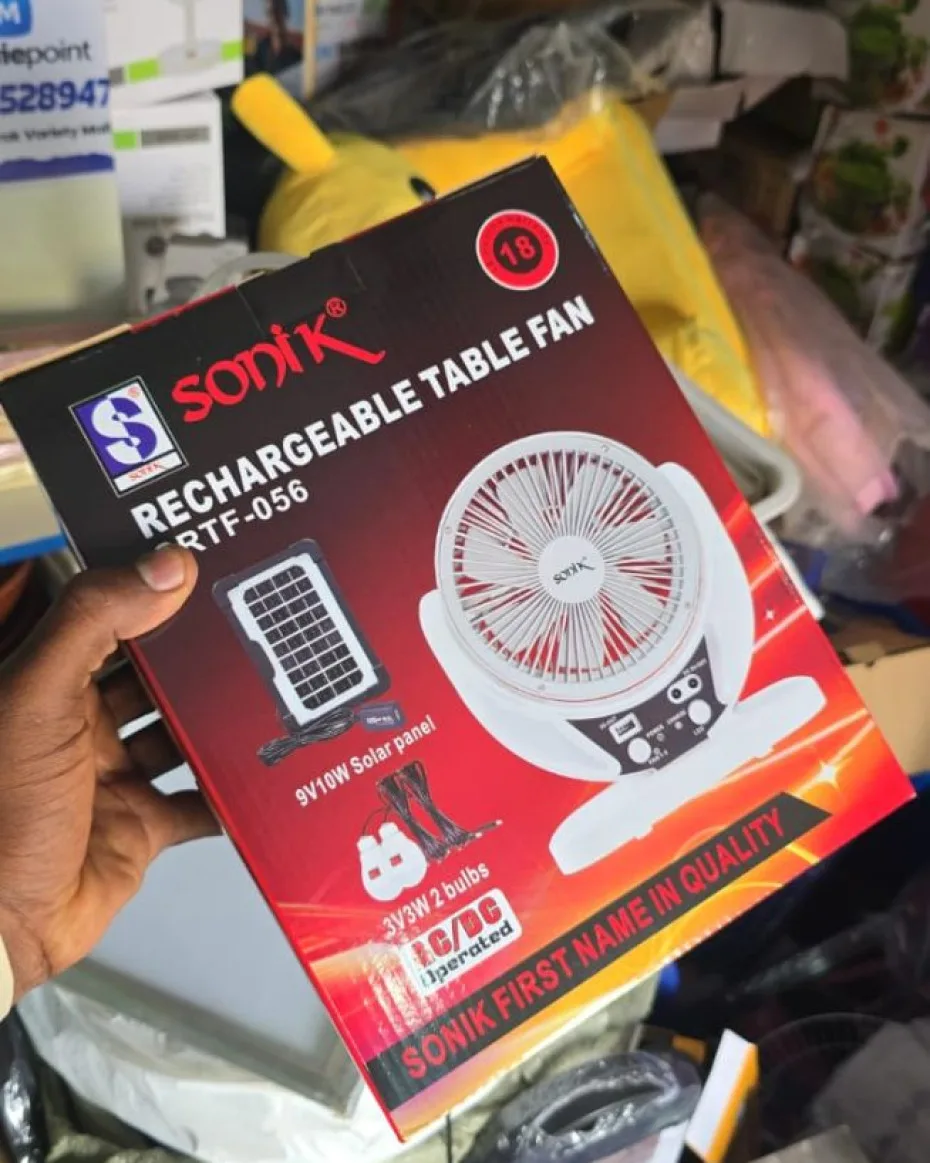 Sonik Fan With Panel And Bulb