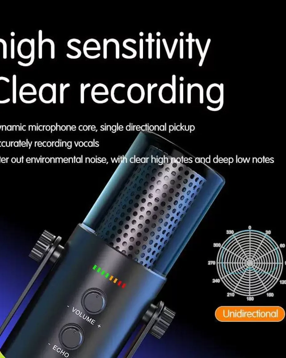 Neepho-M03 RGB AI Desktop microphone