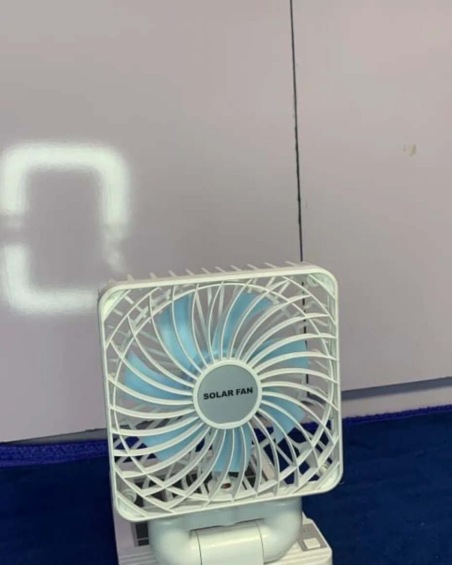Single Solar Fan | Almubaarak Variety Mall
