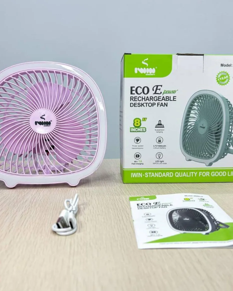 Iwin Eco E power Desktop Fan