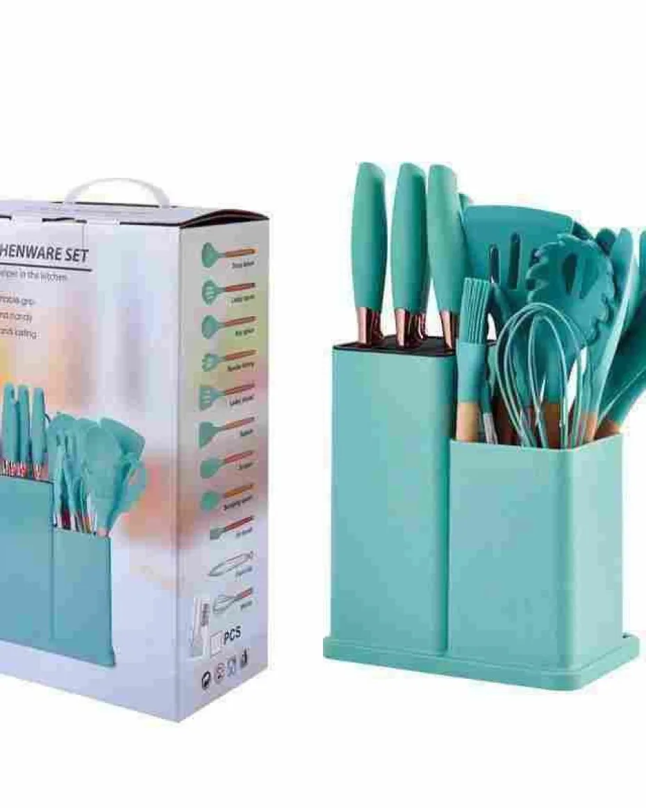 Professional Silicon Spoon Set | Almubaarak Variety Mall