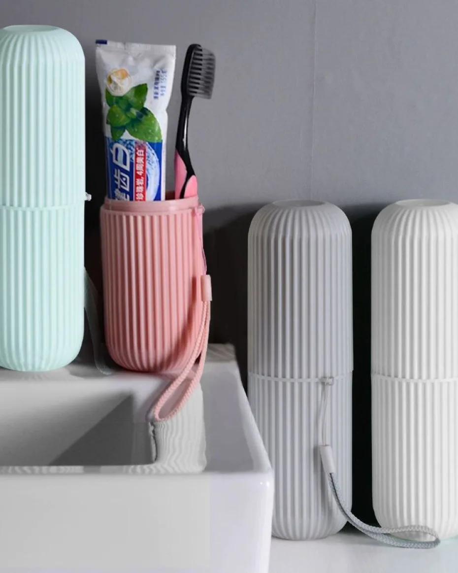 Toothbrush and toothpaste holder