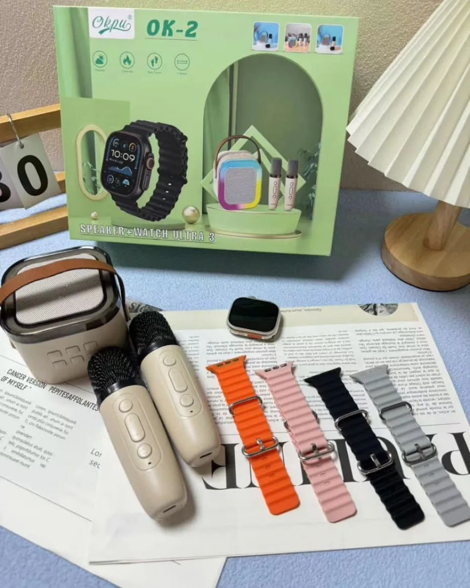 Smartwatch with Karaoke Speaker