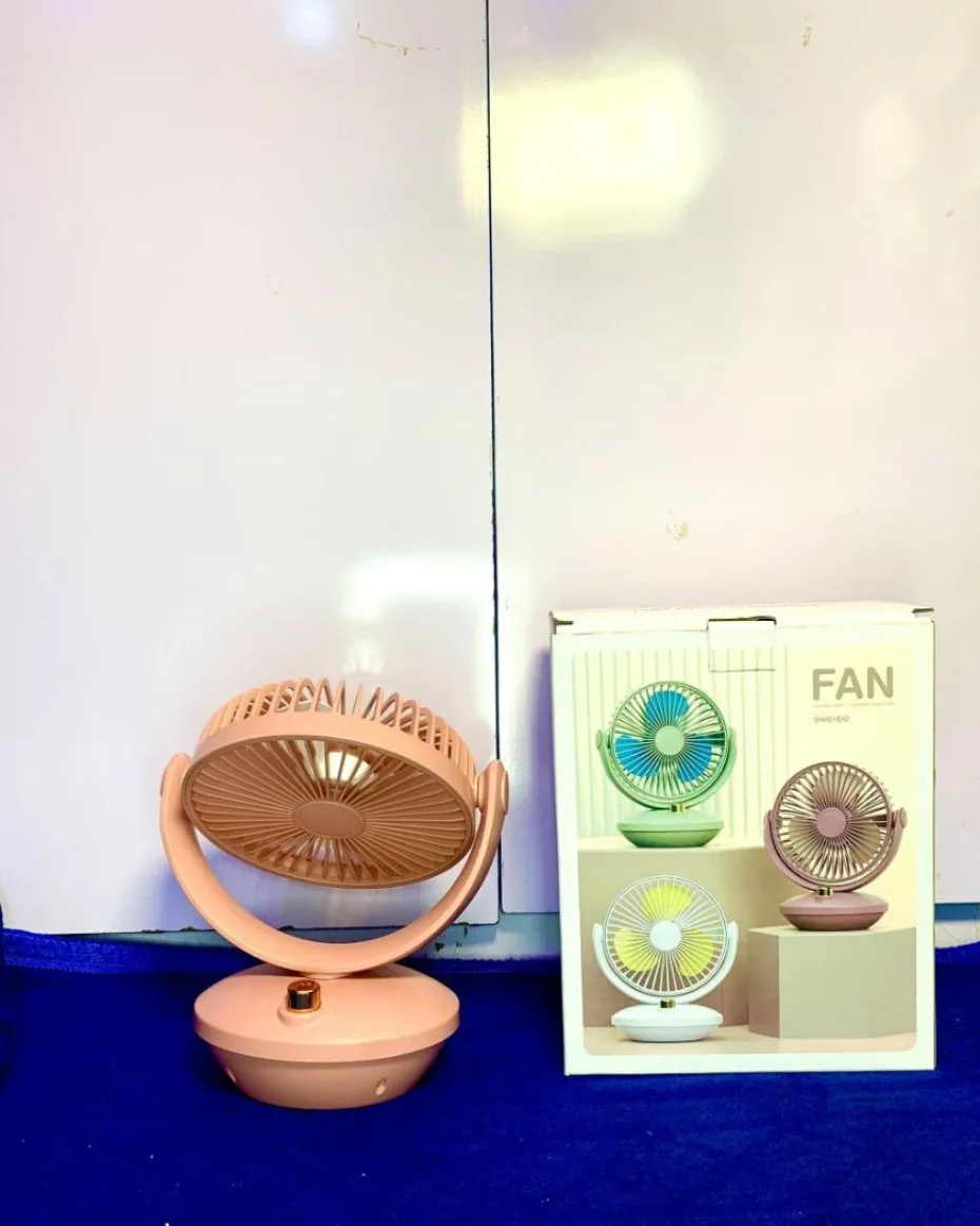 Rechargeable rotating fan