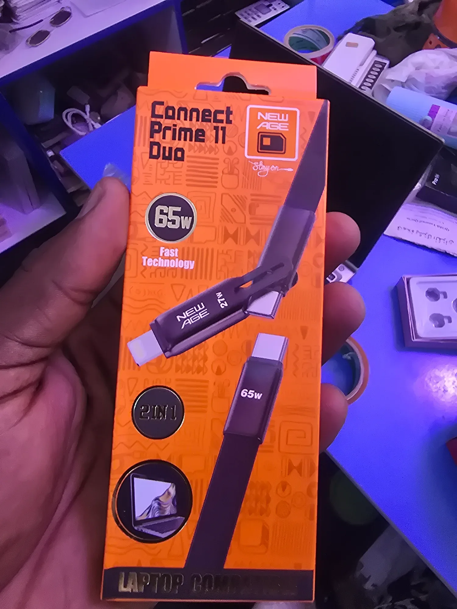 Newage 3in1 cable 65w and 27w