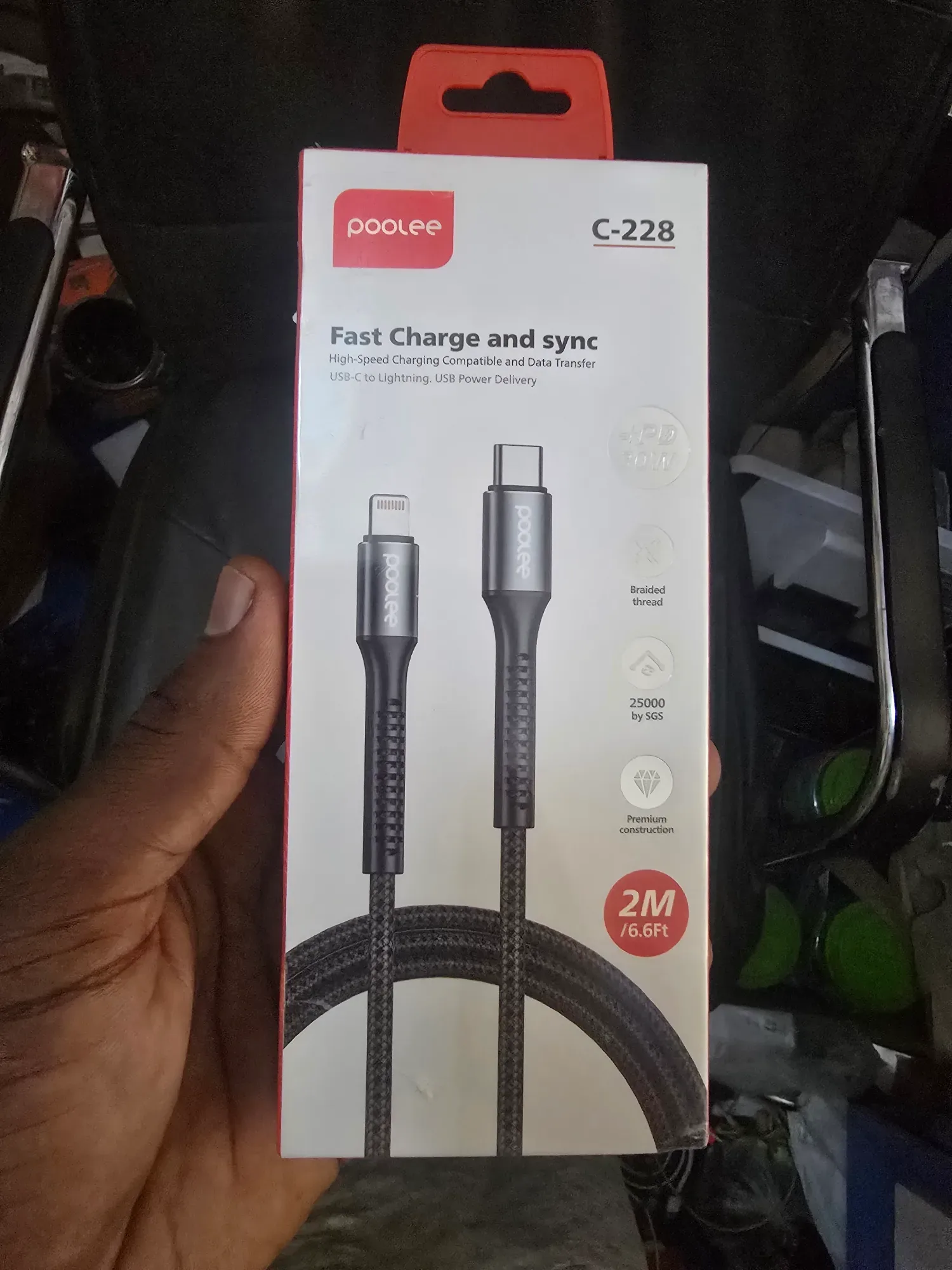 Poolee Type C to Iphone Cable