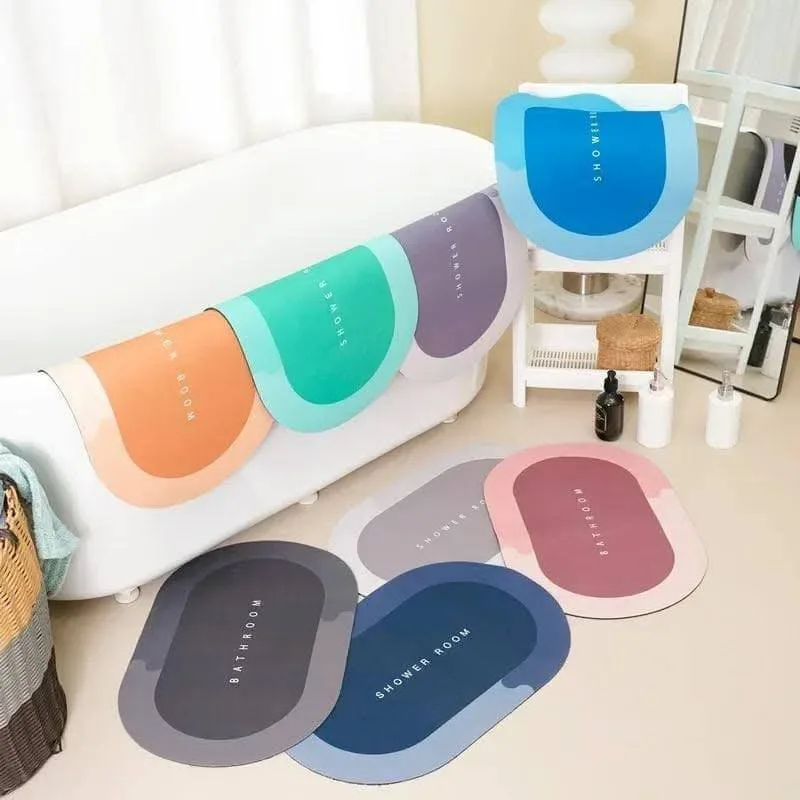 Silicon Bathroom Footmat (Small) | Almubaarak Variety Mall