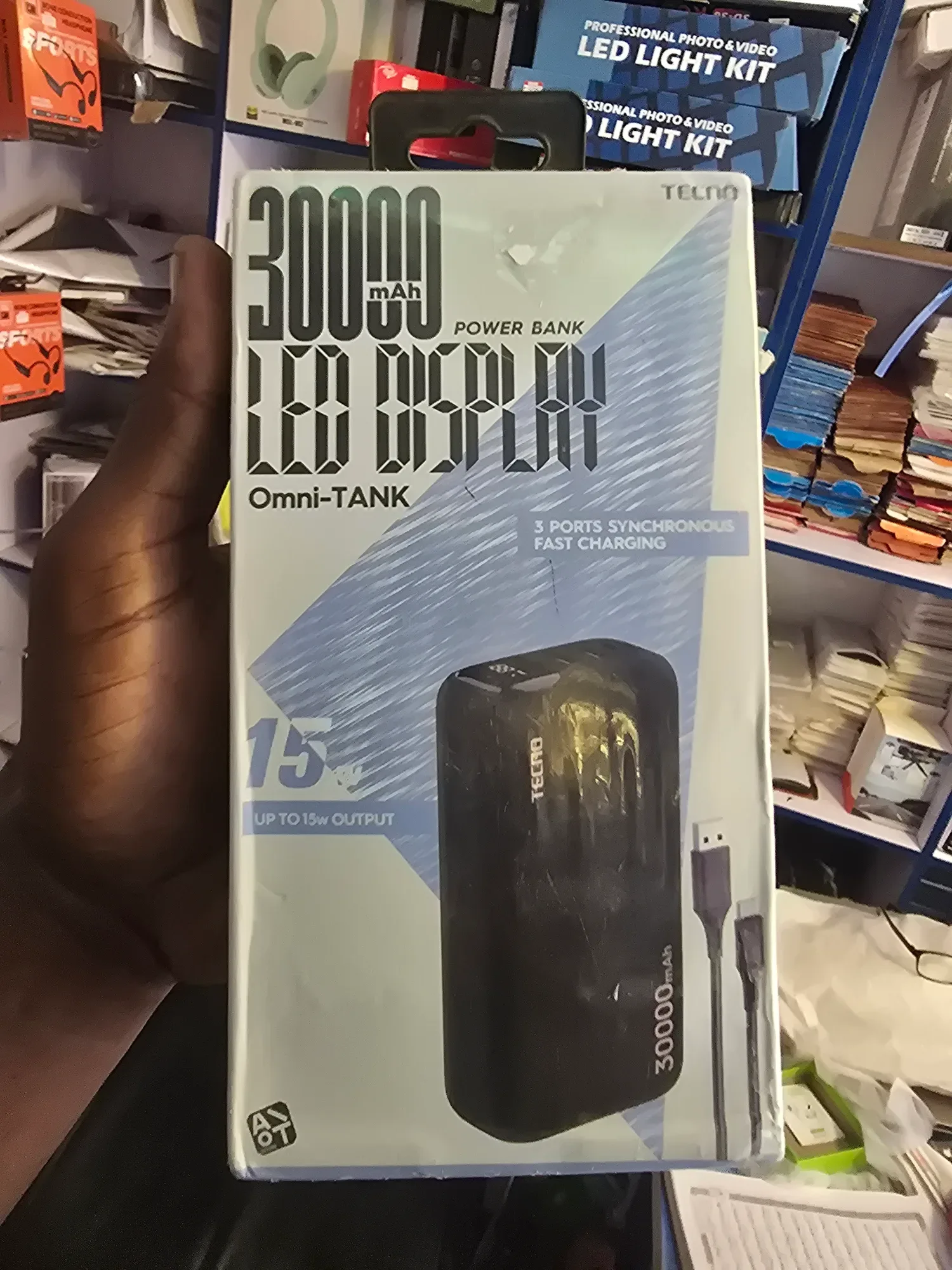 Tecno 30000mah Powerbank | Almubaarak Variety Mall