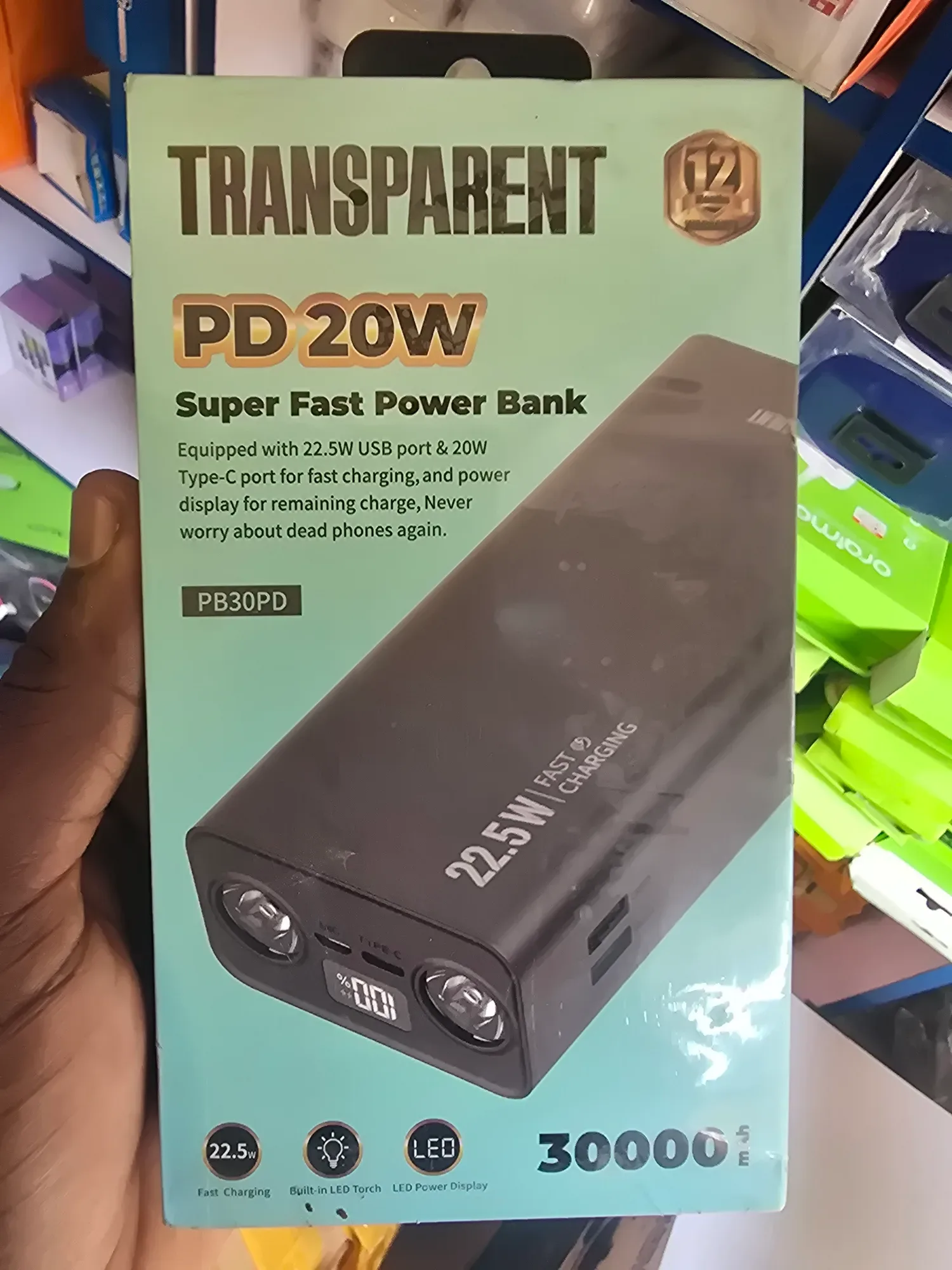 Tecno Powerbank 20,000mAh | Almubaarak Variety Mall