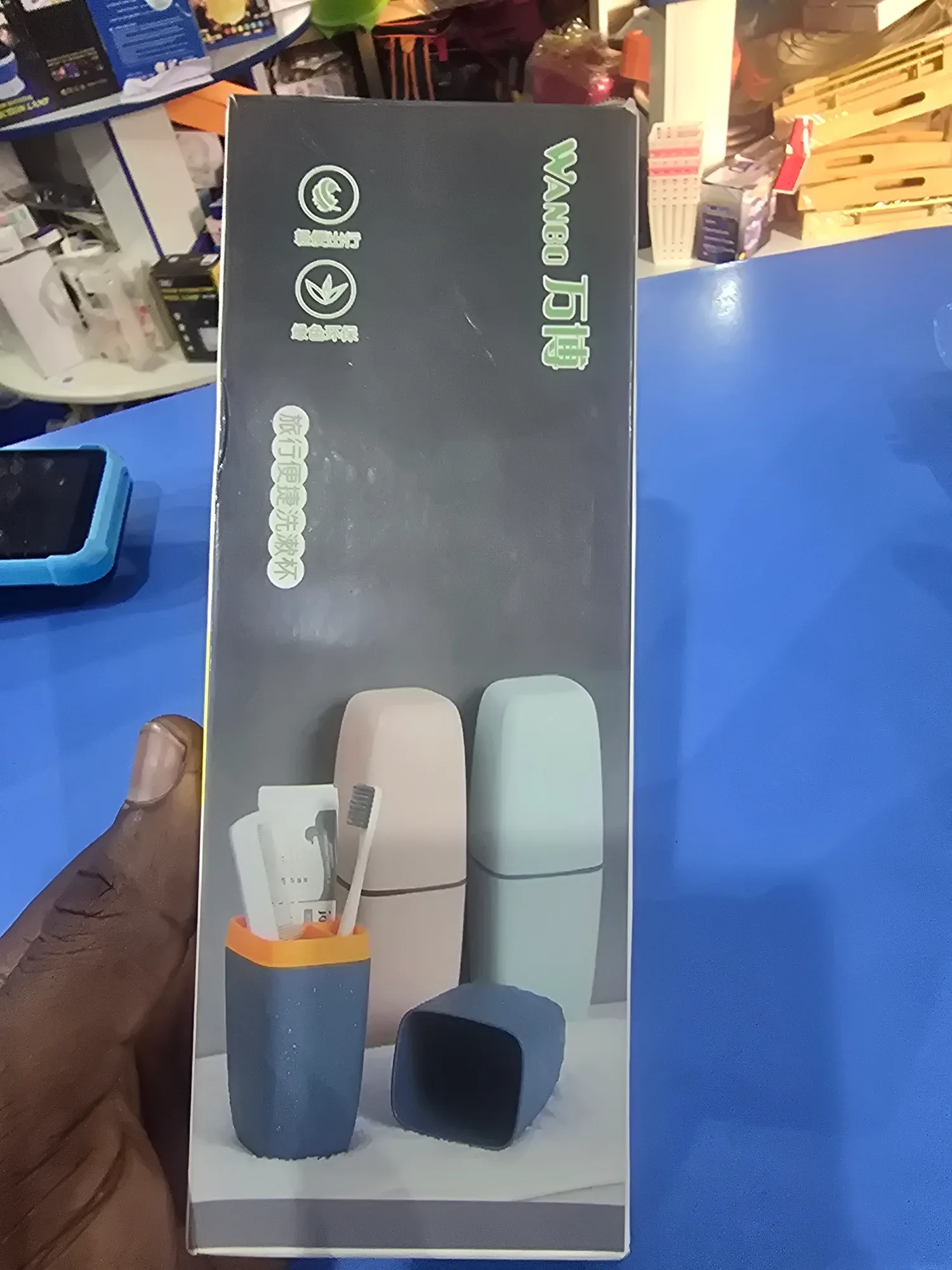 Toothbrush holder with Carton