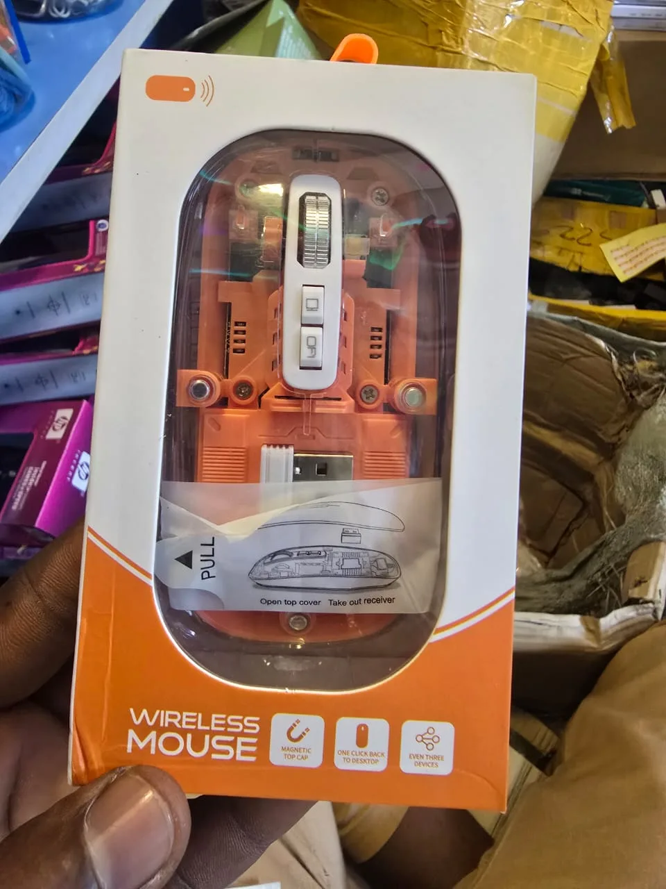 Transparent wireless Mouse USB