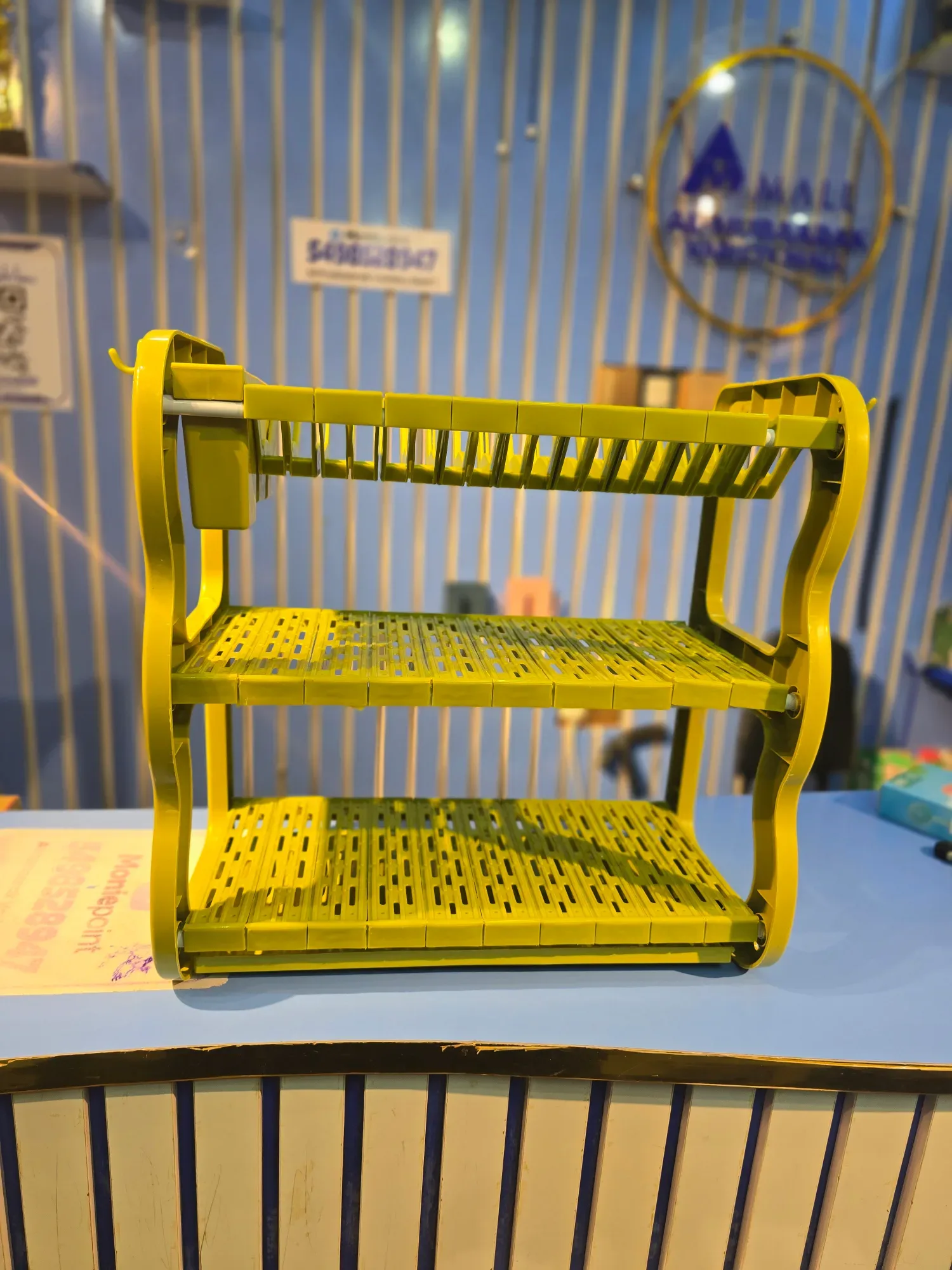 Wonder Home Wooden Dish Rack | Almubaarak Variety Mall - 3